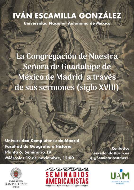 Conferencia: La Congregación de Nuestra Señora de Guadalupe de México de Madrid, a través de sus sermones (siglo XVIII) - 1